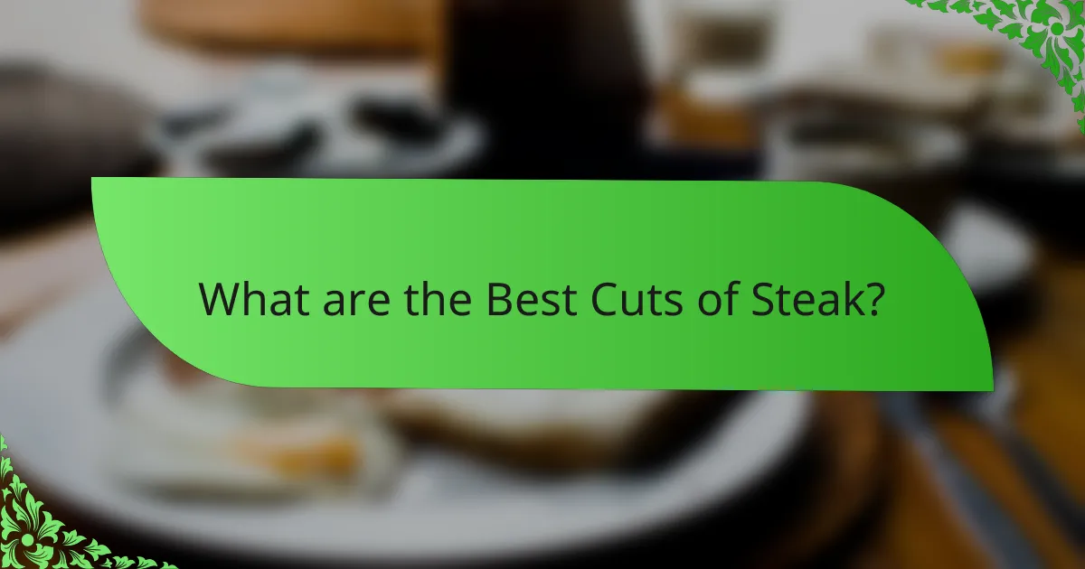 What are the Best Cuts of Steak?
